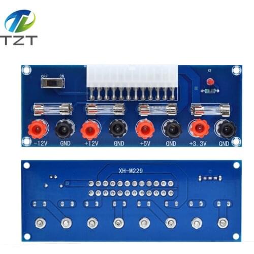 XH-M229 Desktop PC Chassis Power ATX Transfer to Adapter Board Power Supply Circuit Outlet Module 24Pin Output Terminal 24 pins