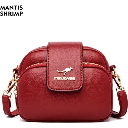 Women Bags Luxury Handbags Designer High Quality Shoulder Bags Fashion Crossbody Bags Pu Leather Female Bags Solid Mini Bags