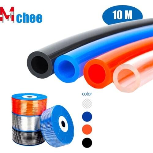10 Meter Air Hose Pneumatic Tube Pip 8mm 6mm 4mm 10mm PU Hose 12mm 14mm 16mm For Compressor Polyurethane Tubing 8x5mm 6x4 12x8