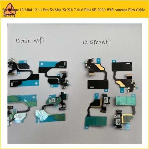 10Pcs Wifi Antenna Signal Flex Cable for iPhone 12 Mini 12 11 Pro Xs Max Xr X 8 7 6s 6 Plus SE 2020 Wifi Ribbon Replacement Part
