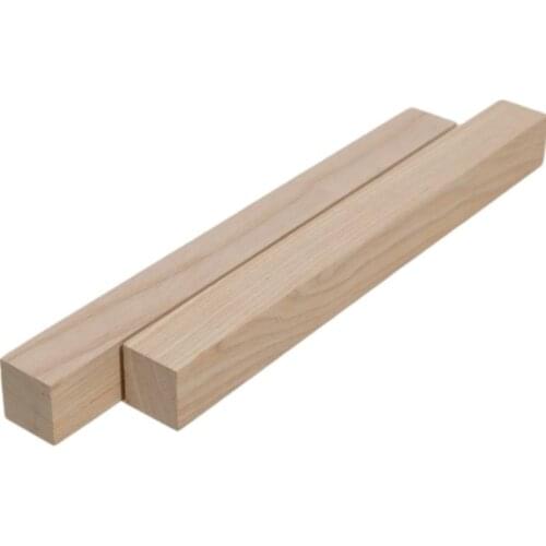 5pcs Width:15mm Thickness:15mm Length:300mm Ash Block Hardwood Solid Wood Planing Block Diy Wooden Craft