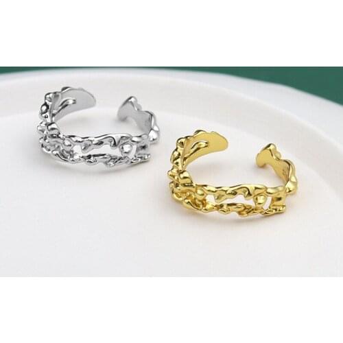 925 sterling silver love bear ring cute bear pendant open single ring index finger female jewelry