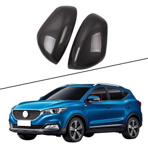For 2017-2020 MG ZS Carbon Fiber ABS Side Rear View Mirror Cover Trim Stripe Accessories