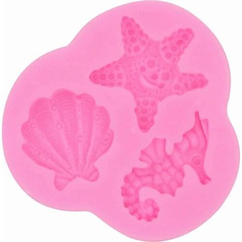 DIY Sugar craft Cake Vintage Ocean series Silicone Mold Fondant Mold Cake decorating Tools Gum paste Mold