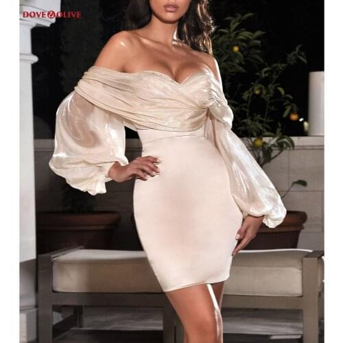 Женские платья с открытыми плечами Dove&Olive China At AliExpress