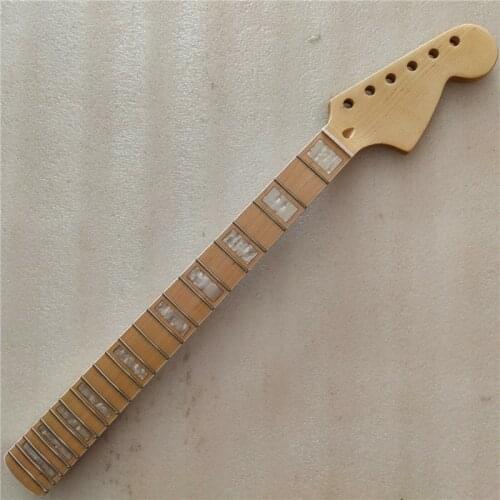 24 inch length Maple 22 frets guitar Neck maple Fingerboard big head gloss guitar neck Replacement