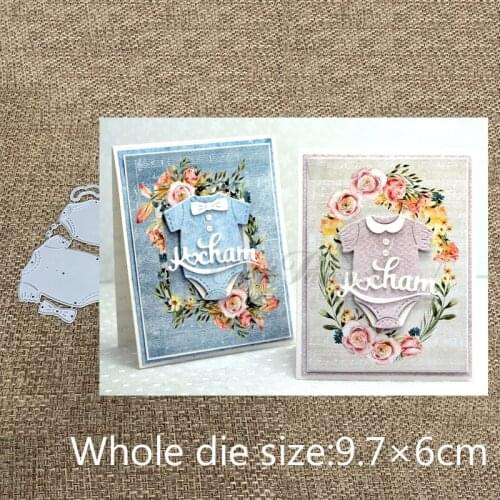 XLDesign Craft Metal Cutting Dies cut die Boy girl baby clothes Scrapbooking Album Paper DIY Card Craft Embossing Die Cuts