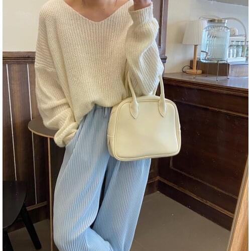 Fashion luxury lady messenger bag 2021 new handbag PU leather niche design titote bag