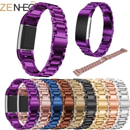 Fashion Stainless steel watchband for Fitbit Charge 2 smart metal bracelet Bracelet accessories bands for Fitbit Charge 2 watch