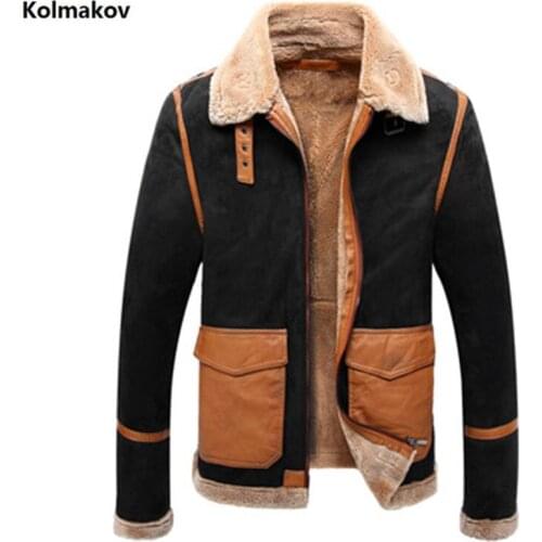 KOLMAKOV 2020 New Mens Clothing Outwear Mens Fleece Liner Coats Male Thicken Casual Overcoats Jackets for Men Short Jacket Man