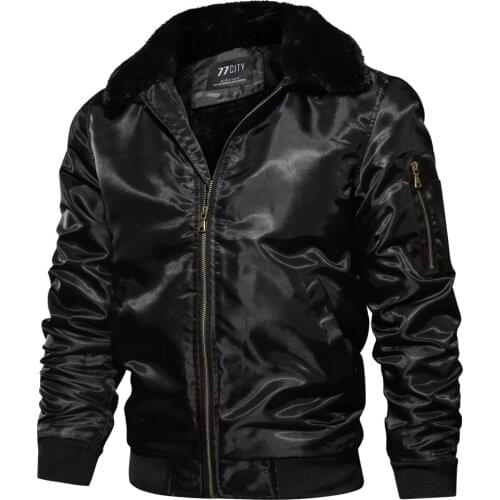 New Autumn Winter Men Warm Fleece Bomber Jacket Sport Casual Military Tactical Jacket Winter Pilot Jacket Parkas Padded Coat-E