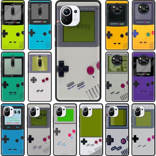 Retro Video Gameboy Soft Cover for Xiaomi Mi Poco X3 NFC M3 F1 10T Pro 5G Note 10 A2 8 Lite 9T CC9 CC9E Phone Case TPU Shell