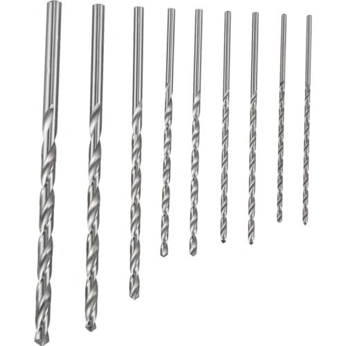 EXTRA LONG HSS DRILL BITS 2mm 2.5mm 3mm 4mm 5mm 6mm SET