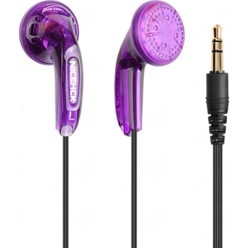 NiceHCK Traceless Wired In-Ear Earbud 15.4mm Dynamic Driver Unit Microphone Music HIFI Earphones Bass Stereo Gaming IEM VIDO PK2