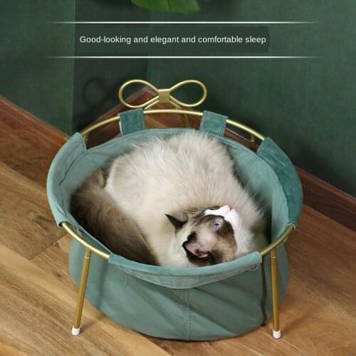 New spring and autumn Four Seasons universal cat nest cat nest pet nest cat bed metal bracket removable and washable
