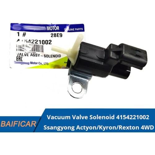 Baificar Brand New Genuine Vacuum Valve Solenoid 4154221002 For Ssangyong Actyon/Kyron/Rexton 4WD