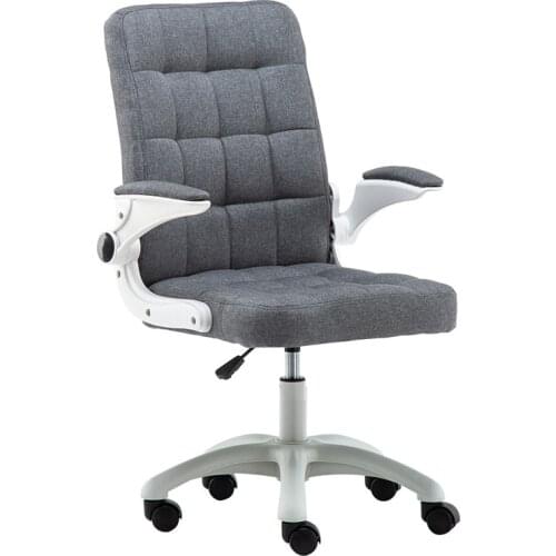 Office Chair Ergonomic Fabric/Leather Swivel Lifting Silla Gamer Gaming Chair with Retractable Armrest Computer Desk Chair
