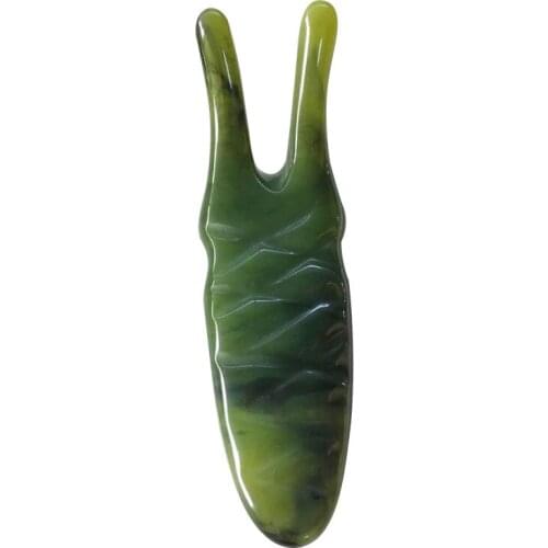 Resin Wax Five Tooth Comb Eye Scraping Y-shaped Fork Nose Scraping Piece Head Skin Comb Facial Meridian Manual Massage Tool