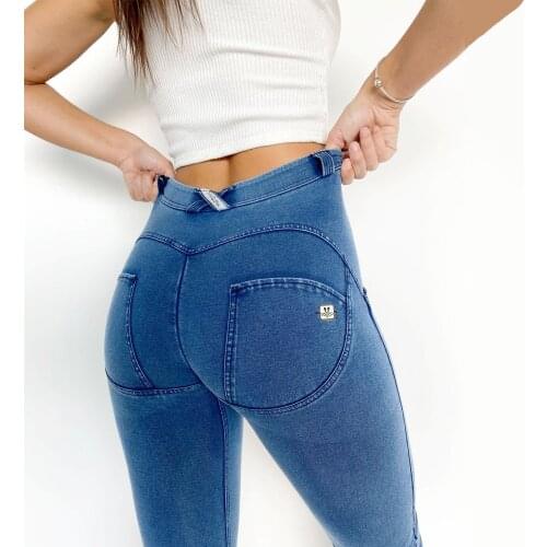 Melody Melody Stretch Jeans Middle Rise Skinny Jeggigns Best Seamless Shapewear Body Shaper Plus Size Full Length Women Garments