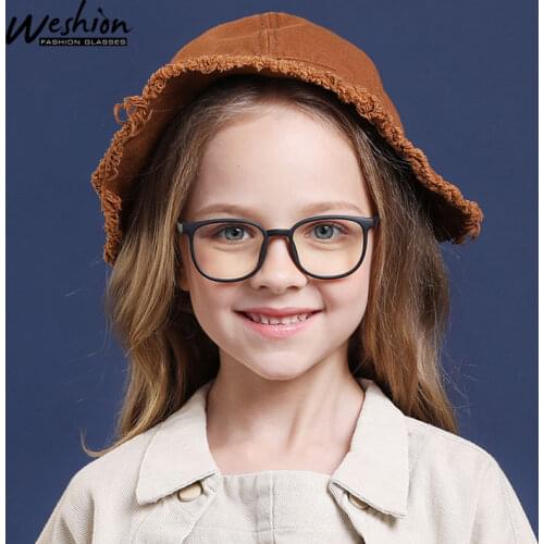 Blue Light Kids Glasses For Boy Girl Child Optical Frame Transparent Sun Glasses Anti Glare Computer Prescription Glasses UV400