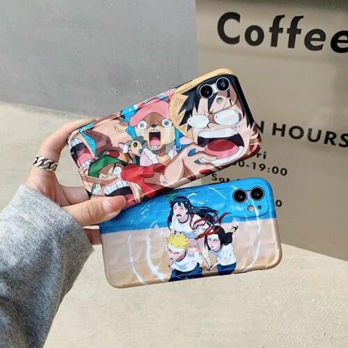 Funny Japan Anime Cartoom Character Mobile Phone Case For IPhone 11 12 Pro X Xs Max XR 7 8 Plus IMD Cool Soft Protective Cover