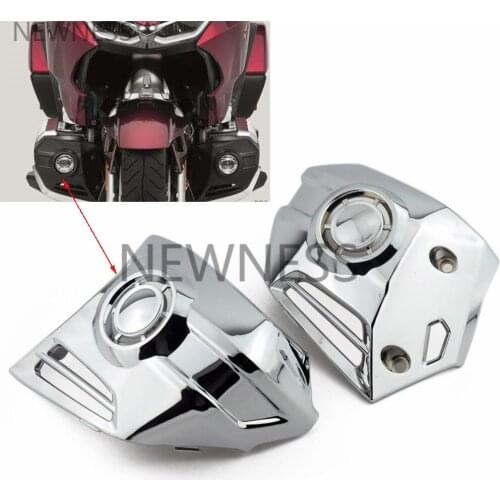 Motorcycle ABS Lower Cowl Cover Chrome Plastic Left Right Side Cover For Honda Goldwing 1800 GL1800 2018 2019 2020 GL 1800 18-20