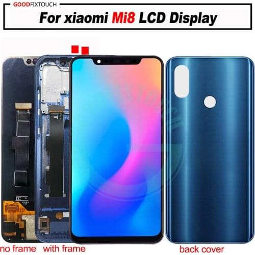 AAA Quality For Xiaomi Mi 8 LCD Display + Digitizer good Touch Screen Assembly TouchScreen Panel For Xiaomi Mi8 LCD