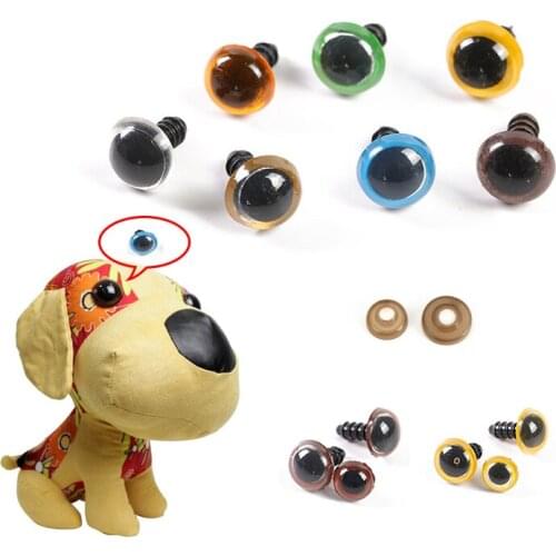 10/12MM DIY Eyeball Doll Accessories Color Plastic Plush Safety Amigurumi Eyes To Play To do It Yourself Funny Animal Eyes Game