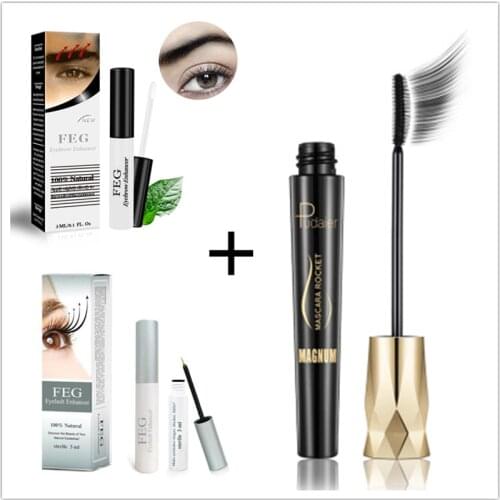 4D Mascara FEG eyelash enhancer eyebrow enhancer 3 boxes in a pack Help eyelash growing eyebrow growth liquid