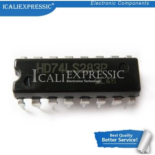 5PCS HD74LS283P DIP-16 74LS283 DIP16 SN74LS283N DIP DM74LS283N new and original IC In Stock