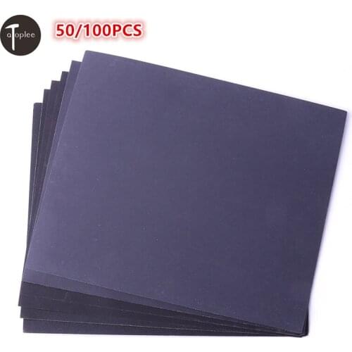 50/100pcs 5Sizes 280#/400#/1000#/1500#/2000# Wet/Dry Sandpaper Sanding Screen 230x280mm For DIY Or Industrial Applications