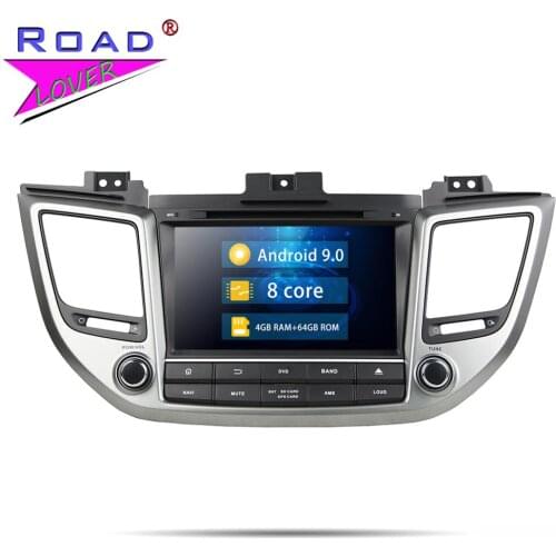 Car Radio 8" Android 9.0 Car Head Unit DVD Player For Hyundai Tucson IX35 2015 Stereo GPS Navigation Magnitol 2 Din Autoradio