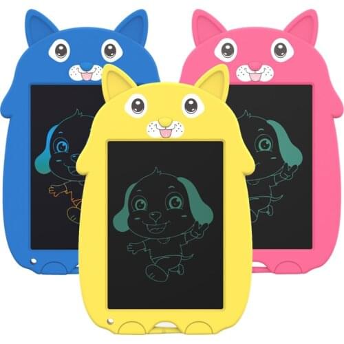 Childrens Cartoon Cute Dog Lcd Painting Toy Electronic Board LCD Writing Board Light Color Screen Handwriting Board