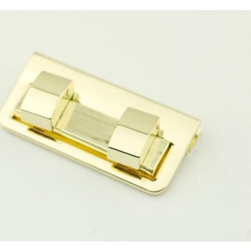 10pcs / 1lot) Wholesale Luggage Handbag Hardware Accessories Two Rotary Switches Metal DIY Leather Goods Accessories