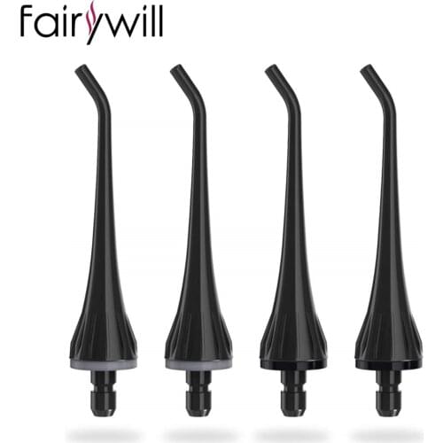 Fairywill Water Flosser Tip REPLC 4 Pcs for the FW5020 Family Water Flosser REPLC Tips Eco-Friendly Durable ABS Material