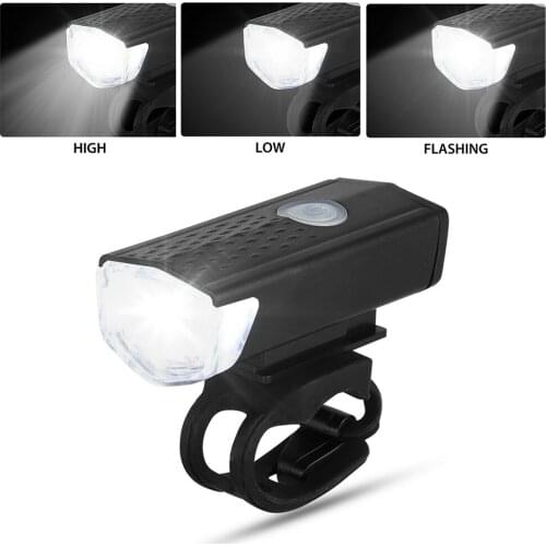 Bicycle Light Waterproof USB Rechargeable Front LED Bike Lights Cycling Lamp Torch Handlebar Flashlight Bike Accessories