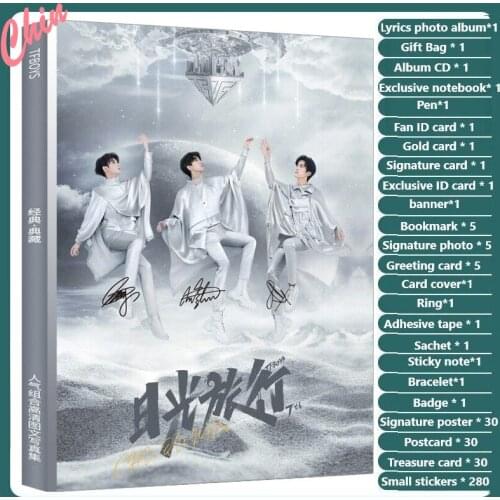 TFBOYS Group 7th Anniversary Photobook Set Luxury Gift Box Birthday Present Poster Yi Yang Qianxi Wang Junkai Wang Yuan Around