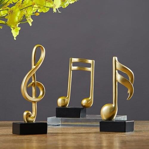 Creative Musical Notes Decoration Living Room Home Decoration Accessories Figurine Aesthetic Room Decoration Desk Accessories