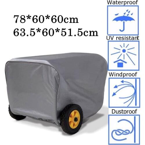 Mobile Generator Cover Small Generator Rainproof Dustproof Cover Outdoor Suncreen Furtinure Cover