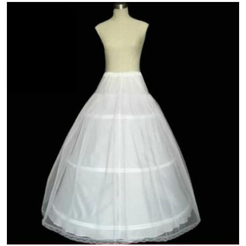 In Fashion Elegant 3-Hoop 2-Layer WEDDING Dress/Prom Gown petticoat crinoline underskirt