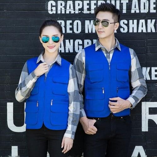 Bauskydd Work Vest For Constructions Work Clothes For Men Workwear Outdoor Vest Jacket Multi Pockets Cargo Female Free Shipping