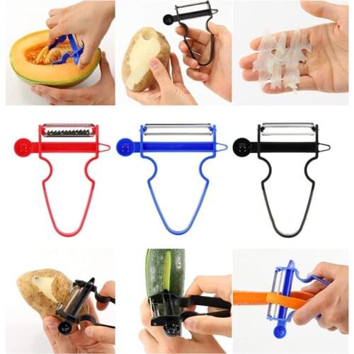 New Magic Slicer Shredder Vegetables Fruit Peeler Julienne Cutter Peel Blade Zesters Kitchen Tools Peeler kitchen gadget tool