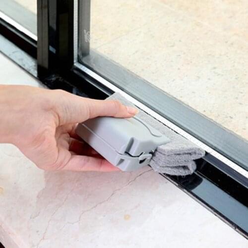 Window Groove Cleaning Cloth Window Cleaning Brush Windows Slot Cleaner Brush Clean Window Slot Clean Tool