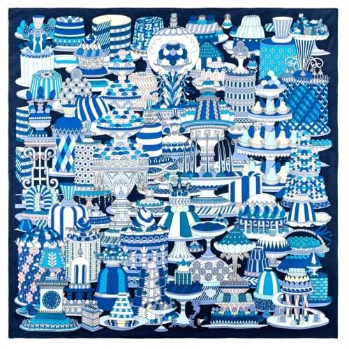 Hand Rolled Twill Silk Scarf 90 90cm Manual Rolled Scarf bandana 90 Designer Scarf Square spring summer scarves