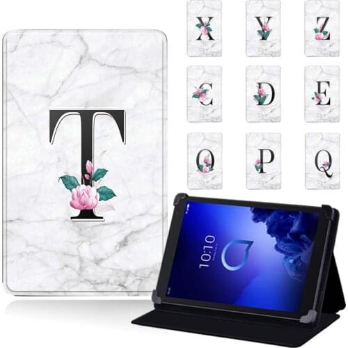 For Alcatel Pixi 4 7" Folding Stand Smart Cover for Alcatel OneTouch PIXI 3 7.0"/PIXI 3 8.0"/Pixi 3 10 Tablet Case Print Cover