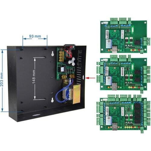 TCP/IP Network Access Control Board Controller system Panel For Single door 2 Door 4 Reader Wiegand