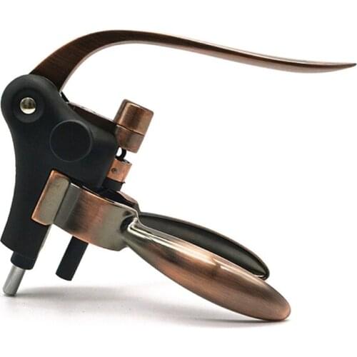 Rabbit Ear Shape Vintage Wine Bottle Corkscrew with Foil Cutter Bar Pourer Barware Opener Home Kitchen Gadgets Gifts