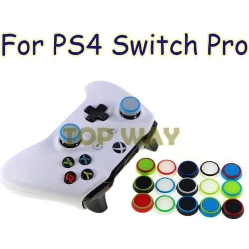 ChengChengDianWan 20pcs Silicone colorful Cap Thumb Stick Joystick Grips cap For PS4 PS3 Xbox360 Xbox one Controller