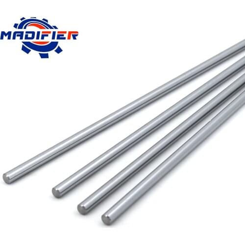 2pcs 6mm 8mm 10mm 12mm 16mm 8 400mm linear shaft 3d printer parts 8mm 400mm Cylinder Chrome Plated Liner Rods axis