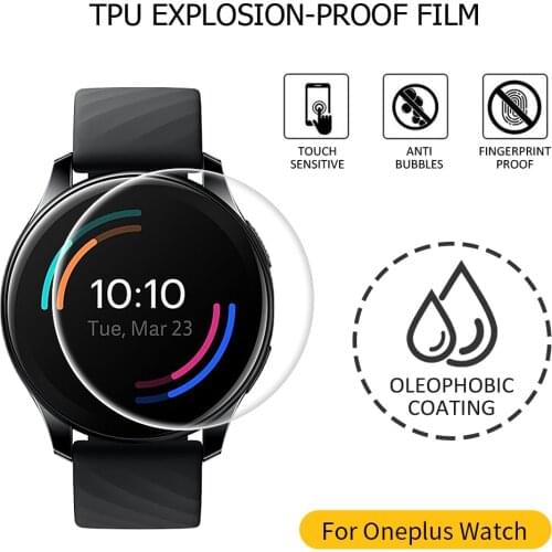 5/10PCS Protect Film for OnePlus Watch Screen Protector for OnePlus Watch Soft Hydrogel Film For One Plus smart watch Not Glass